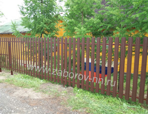 забор из штакетника металлического цена нижний новгород