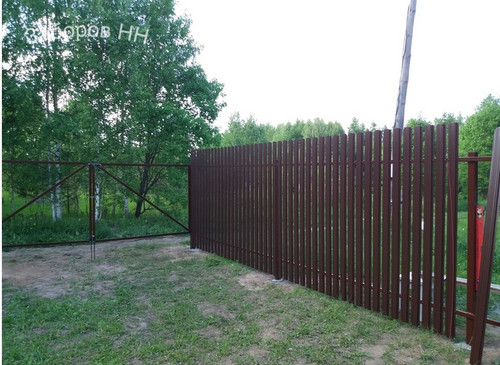 Забор из евроштакетника Богородск